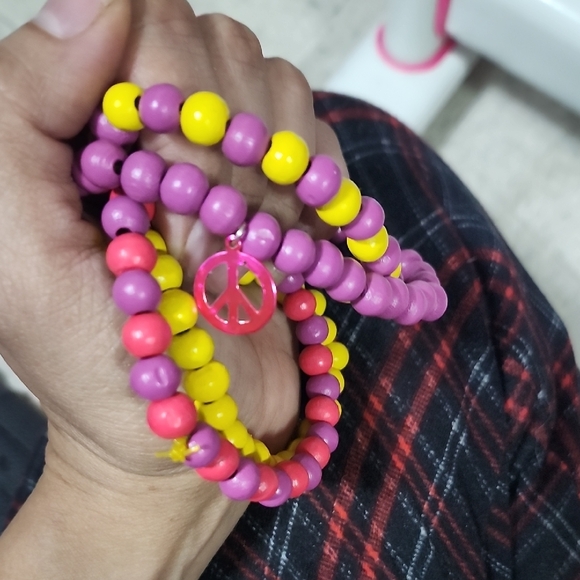 Hand Crafted Peace And Play Bracelets - Picture 4 of 4